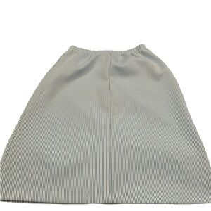 Booth Bay Petite Vintage light blue & white striped skirt. Size 12 Petite Q